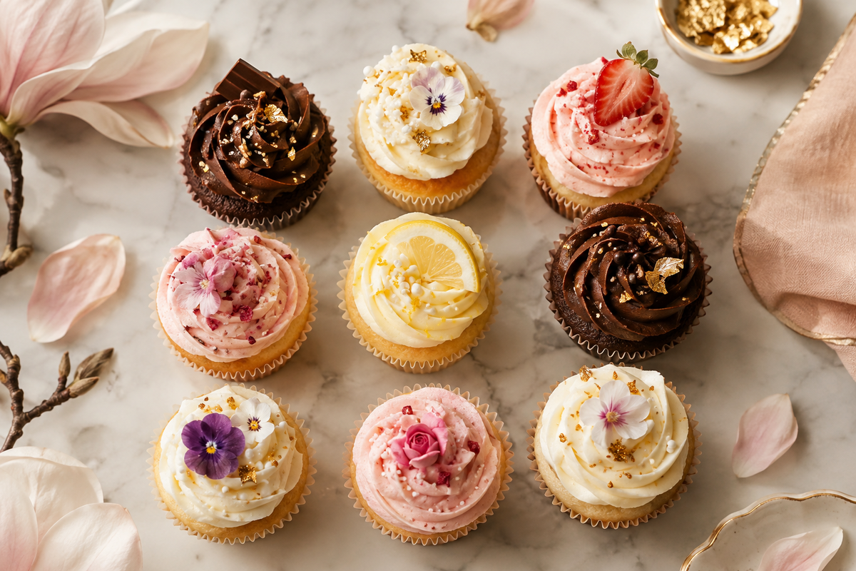 Cupcakes over 15 cupcake flavors